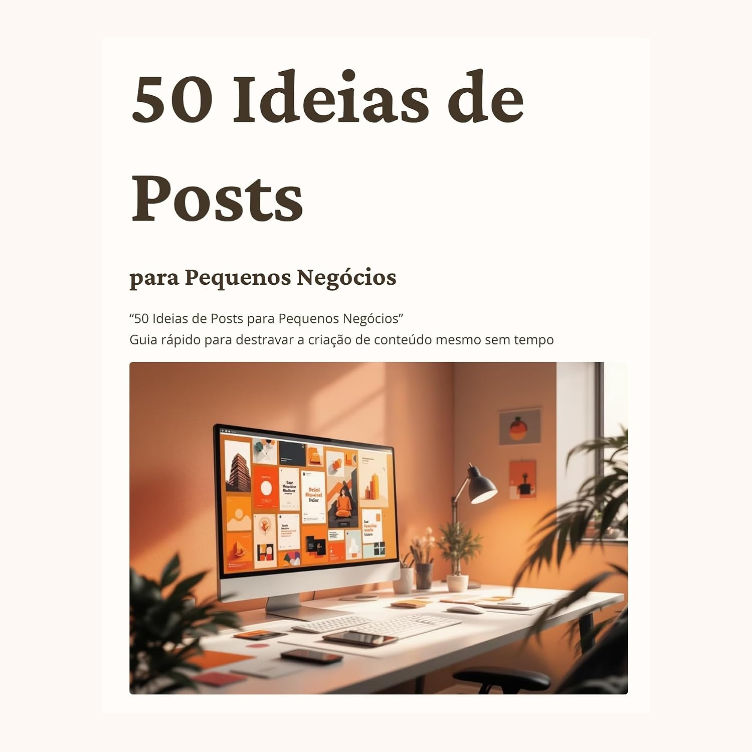 50 Ideias de Posts para Pequenos Negócios baixar o livro de graça