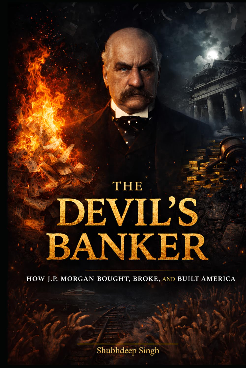 ler totalmente The Devil's Banker: How J.P. Morgan Bought, Broke, and Built America