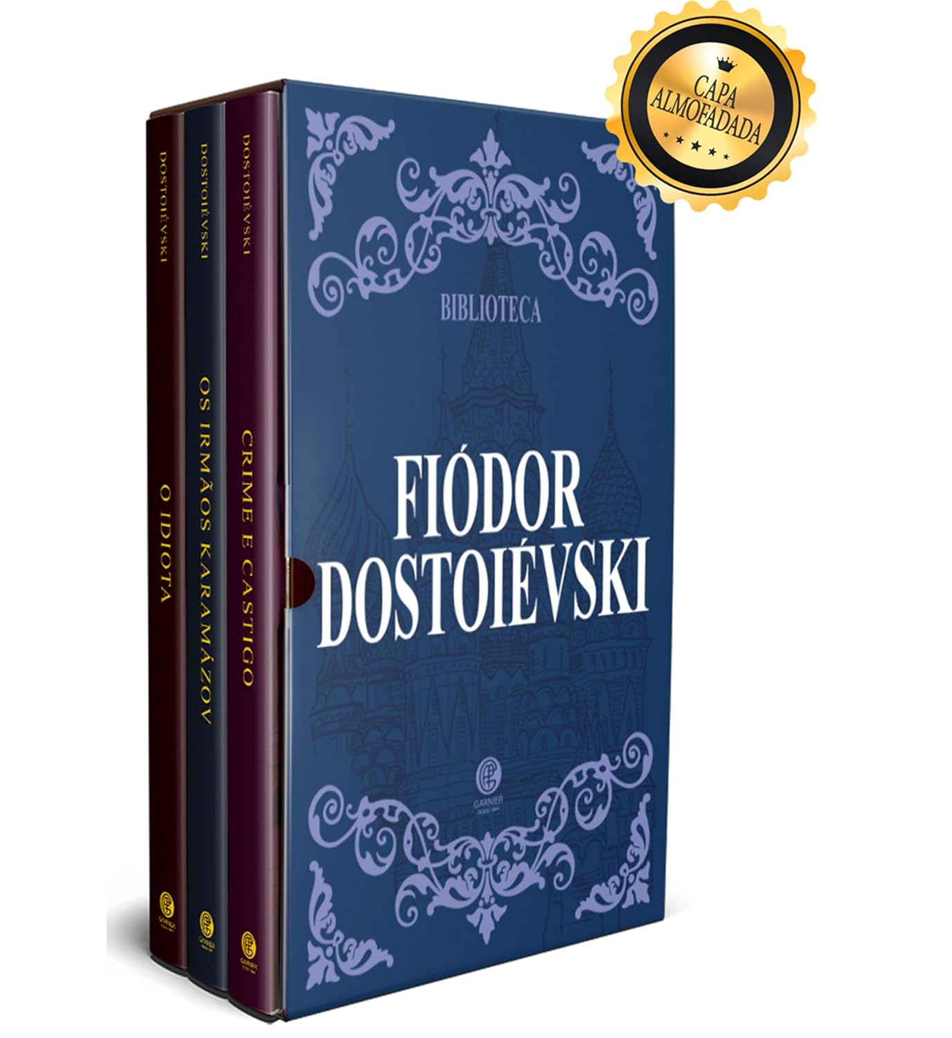 Biblioteca Dostoiévski Volume I - Box com 3 Livros - Edição de Luxo