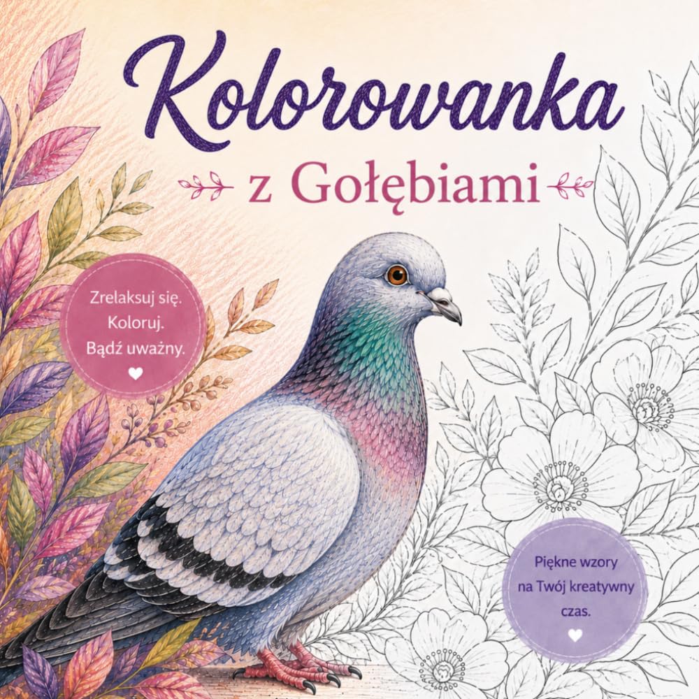 Kolorowanka z Gołębiami: Spokojny Świat Gołębi dla Relaksu i Kreatywności (Polish Edition) baixar o livro de graça