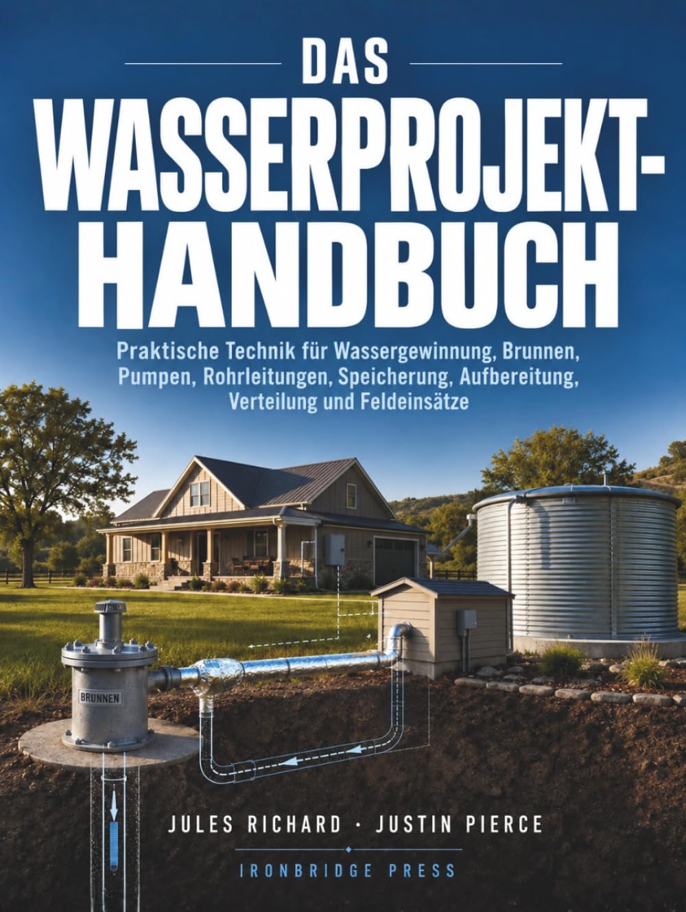 Das Wasserprojekt-Handbuch: Praktische Technik für Wassergewinnung, Brunnen, Pumpen, Rohrleitungen, Speicherung, Aufbereitung, Verteilung und Feldeinsätze (German Edition) baixar o livro de graça