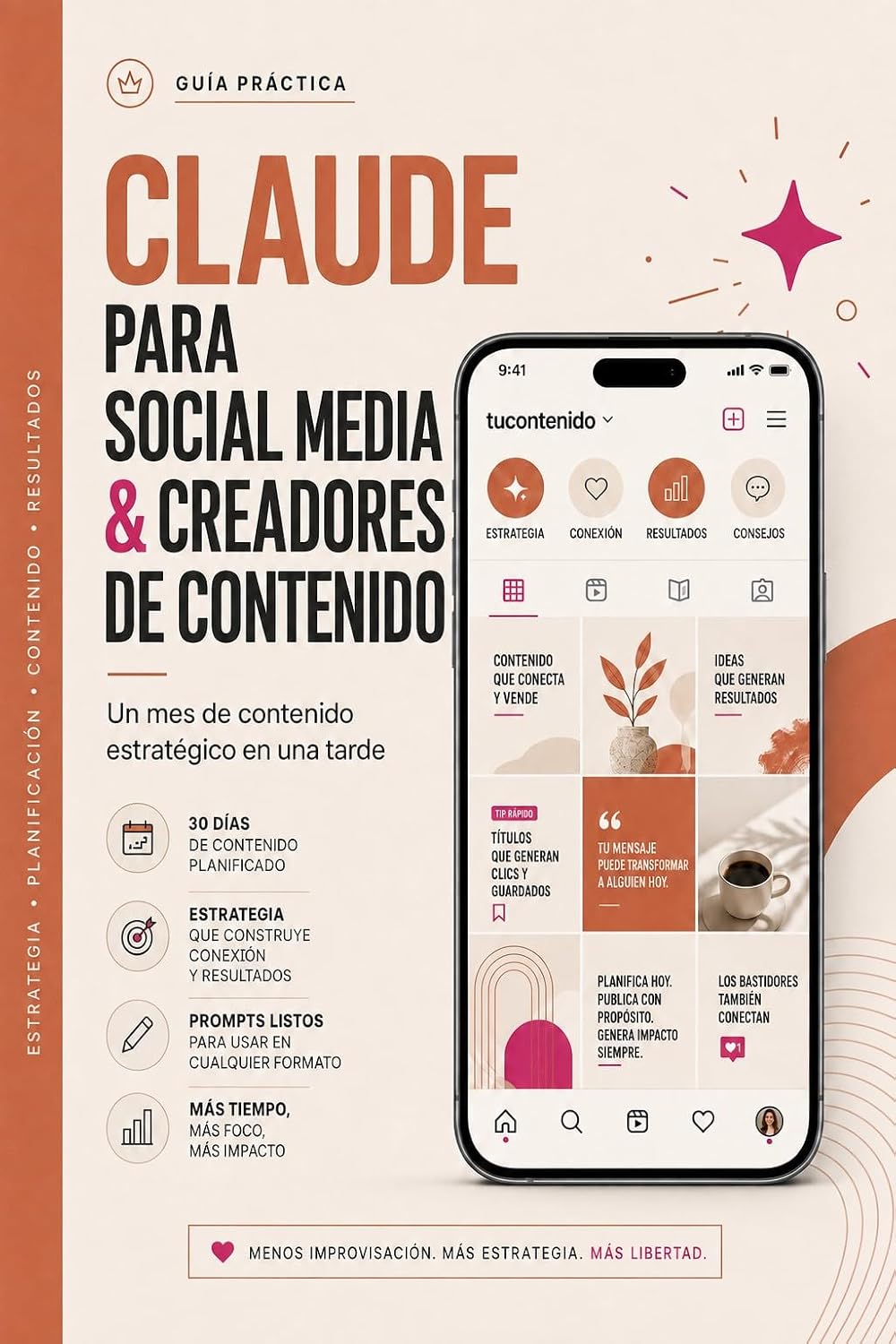 ler totalmente CLAUDE PARA SOCIAL MEDIA & CREADORES DE CONTENIDO: Un mes de contenido estratégico en una tarde (Claude IA en la Práctica) (Spanish Edition)