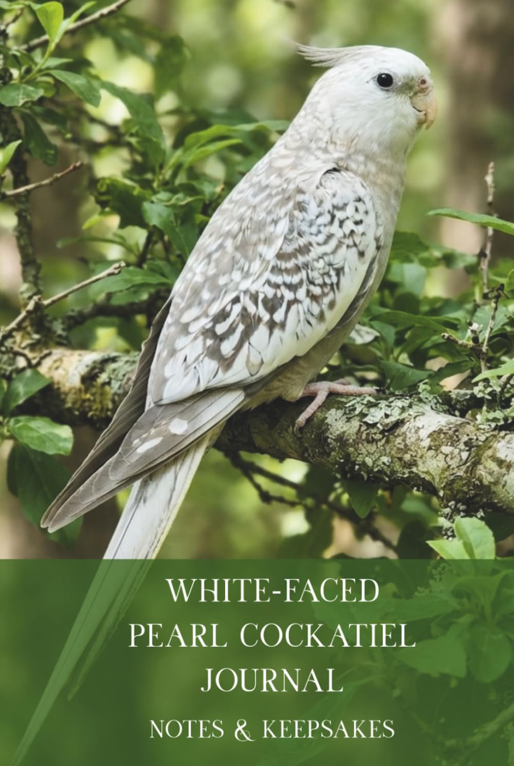 ler totalmente White-Faced Pearl Cockatiel Journal Notes & Keepsakes: A Lined Notebook for Bird Owners, Parrot Lovers and Pet Moms | 120 Pages, 6x9 Hardcover