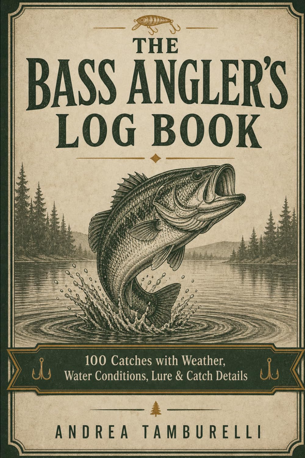 ler totalmente The Bass Angler's Log Book: 100 Catches with Weather, Water Conditions, Lure & Catch Details