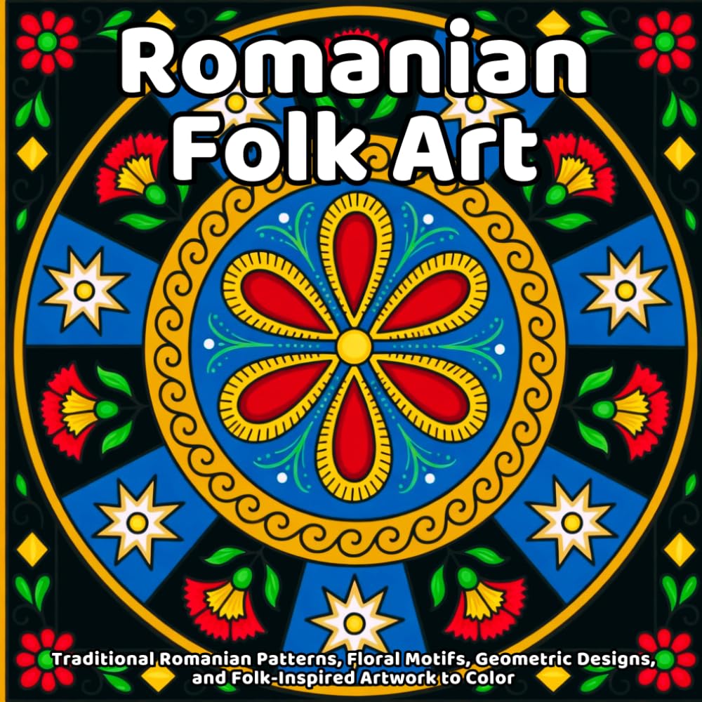 capítulo por capítulo baixar Romanian Folk Art Coloring Book: Traditional Romanian Patterns, Floral Motifs, Geometric Designs, and Folk-Inspired Artwork to Color
