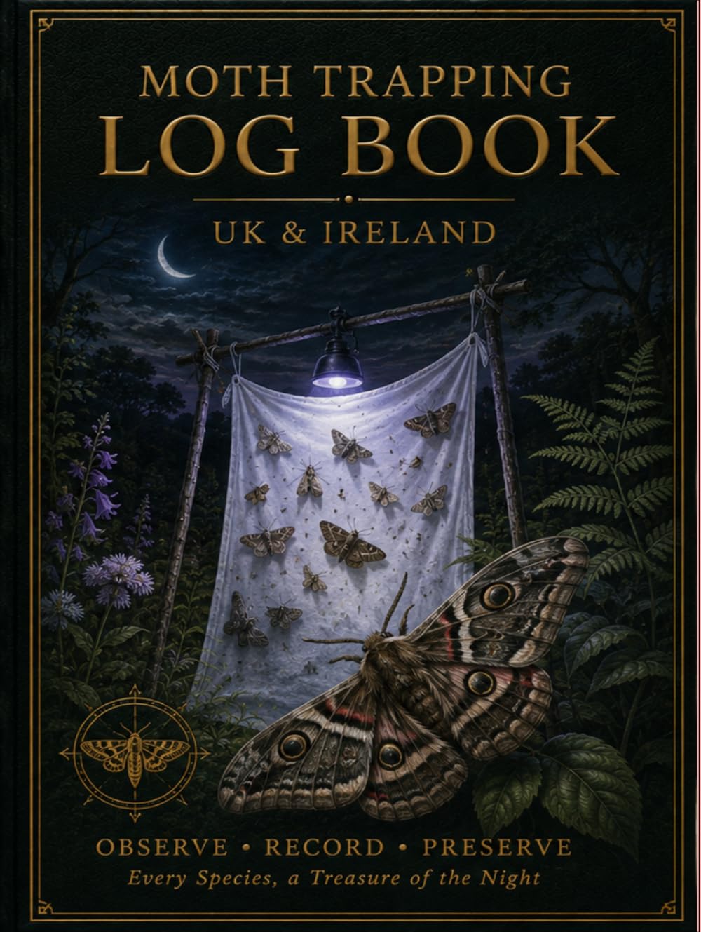 Moth trapping log book: Lamplight log for Britain and Ireland species baixar o livro de graça