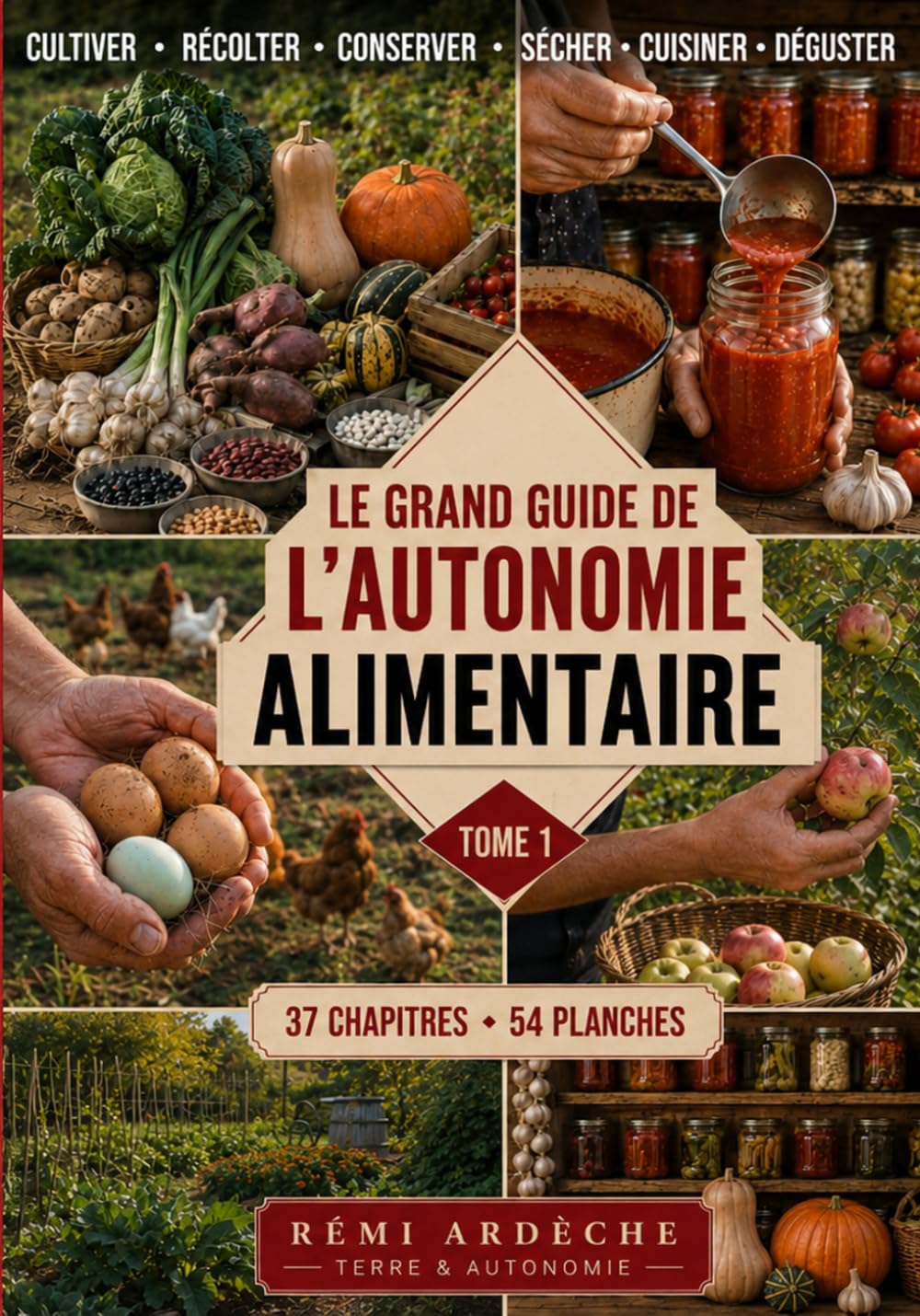 ler totalmente Le Grand Guide de l'Autonomie Alimentaire: Cultiver, récolter, conserver, cuisiner: la méthode complète pour nourrir sa famille toute l'année, du balcon à l'hectare — Tome 1 (French Edition)