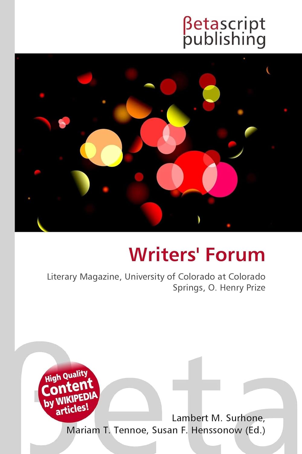 capítulo por capítulo baixar Writers' Forum: Literary Magazine, University of Colorado at Colorado Springs, O. Henry Prize