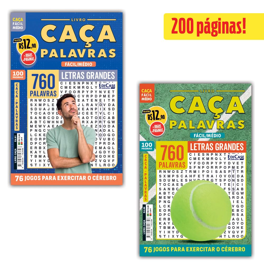 capítulo por capítulo baixar Kit 2 Livros Caça-Palavras ed.04 - Fácil/Médio - 89 e 91: 200 páginas e 152 Jogos para exercitar o cérebro