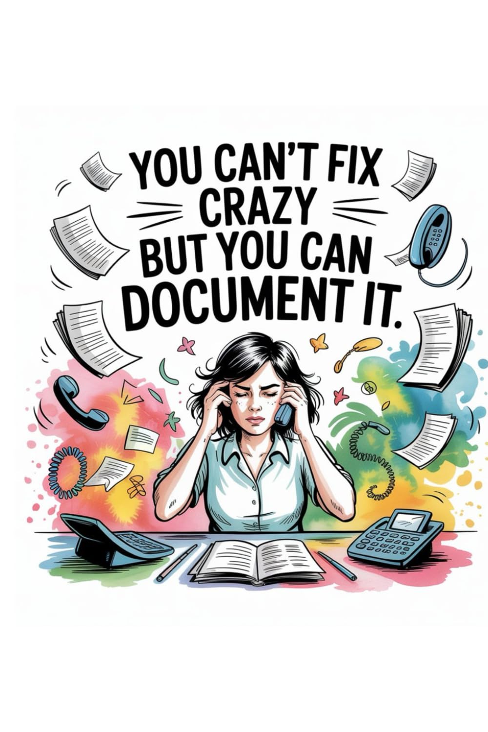 Funny Office Notebook: You Can’t Fix Crazy But You Can Document It – Sarcastic Work Journal for Coworkers: Lined Writing Book for Meetings, Planning, Notes and Workplace Humor, Gag Gift for Boss baixar livro de graça