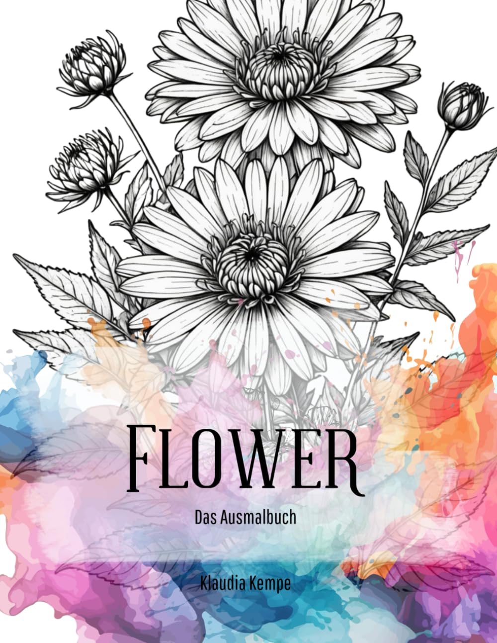 ler totalmente Flower: Das Ausmalbuch (German Edition)
