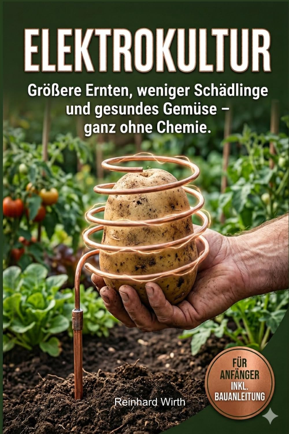 Elektrokultur - größere Ernte, weniger Schädlinge und gesundes Gemüse - ganz ohne Chemie: Endlich gesund leben, schlank, Fitness und Lebensfreude! Wie du als Selbstversorger mit eigenem Garten gesunde