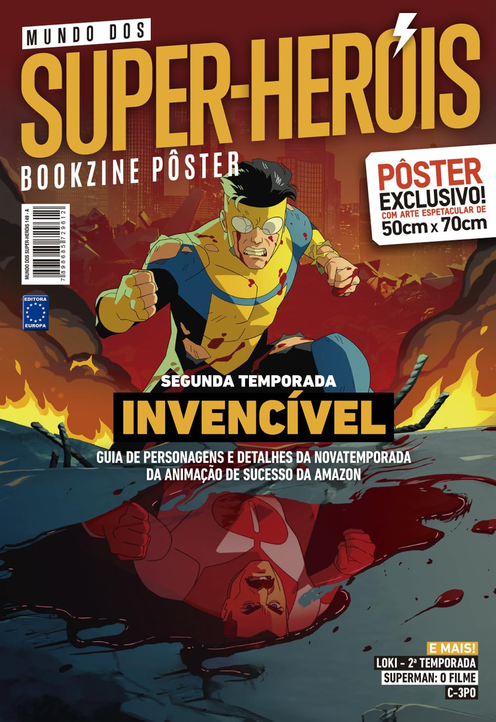 ler totalmente Invencível Temporada 2 - Superpôster Mundo dos Super-Heróis