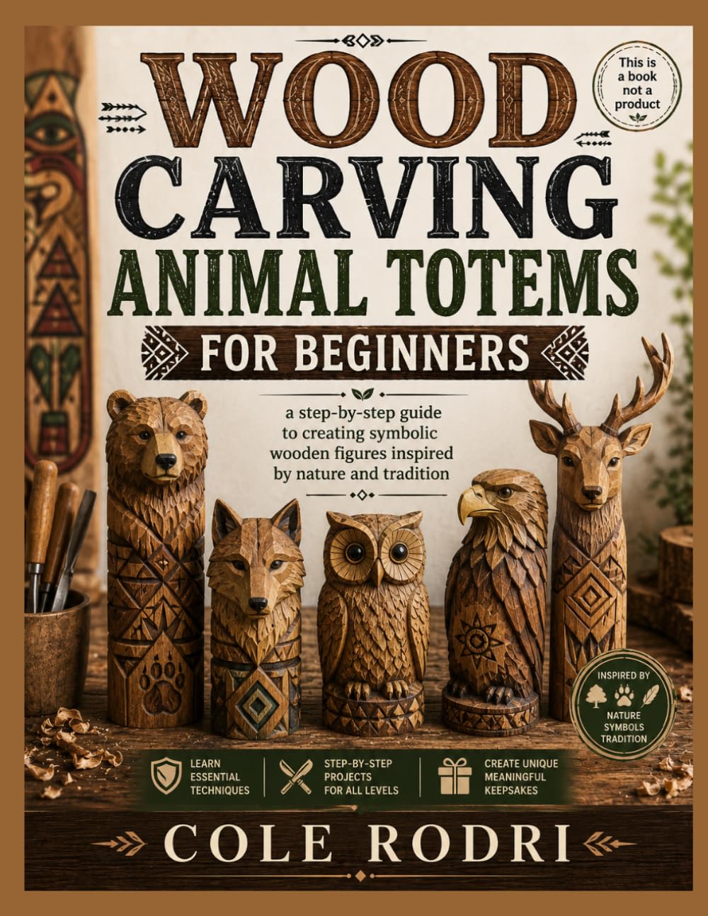 capítulo por capítulo baixar WOOD CARVING ANIMAL TOTEMS FOR BEGINNERS: a step-by-step guide to creating symbolic wooden figures inspired by nature and tradition