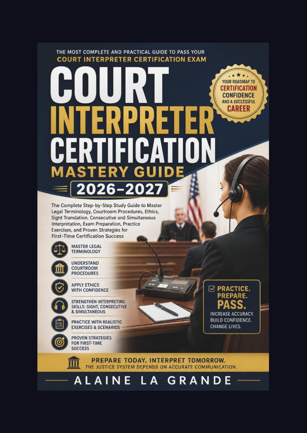 capítulo por capítulo baixar Court Interpreter Certification Mastery Guide 2026–2027: The Complete Step-by-Step Study to Master Legal Terminology, Courtroom Procedures, Ethics,... Exam Preparation, Practice Exercises,