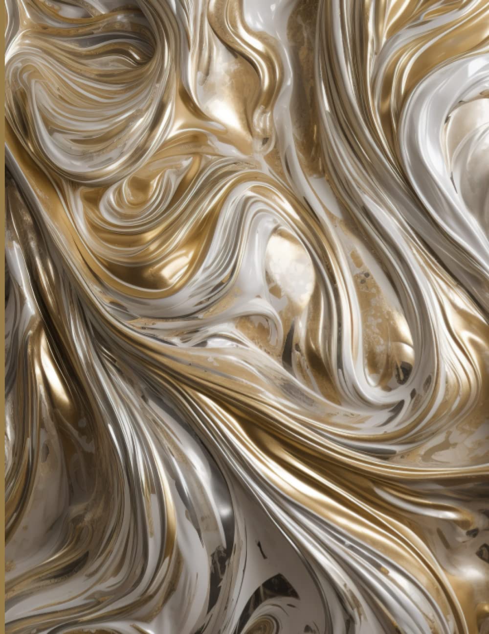 ler totalmente Gold Notebook: College Ruled Paper, Sized 8.5 x 11 Inches With 120 Pages