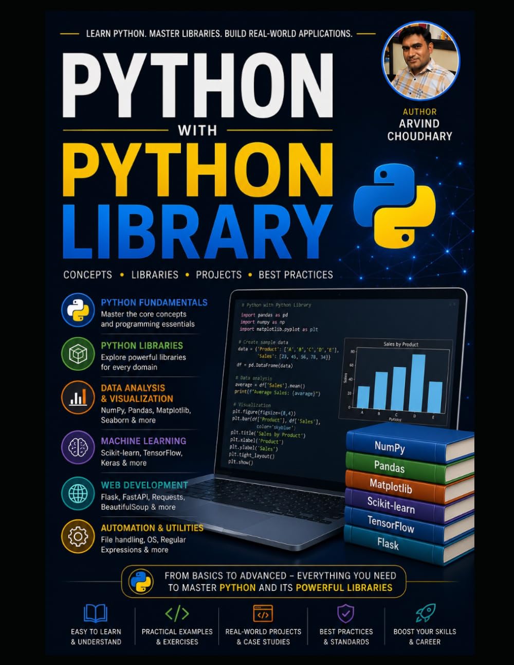 Python with Python Library Programming: Learn Python with Python Library with Programming