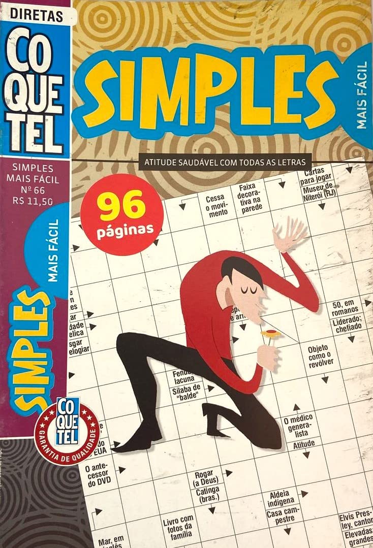 Palavras Cruzadas Simples Mais Fácil 66 - 3 em 1 - Coquetel baixar o livro de graça