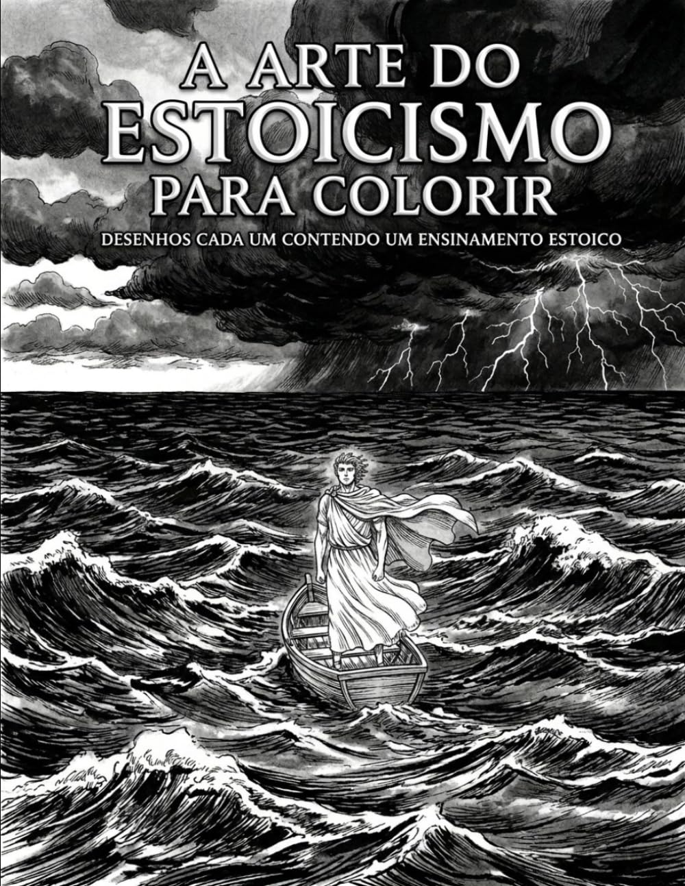 ler totalmente A arte do estoicismo para colorir: desenhos cada um contendo um ensinamento estoico (Portuguese Edition)