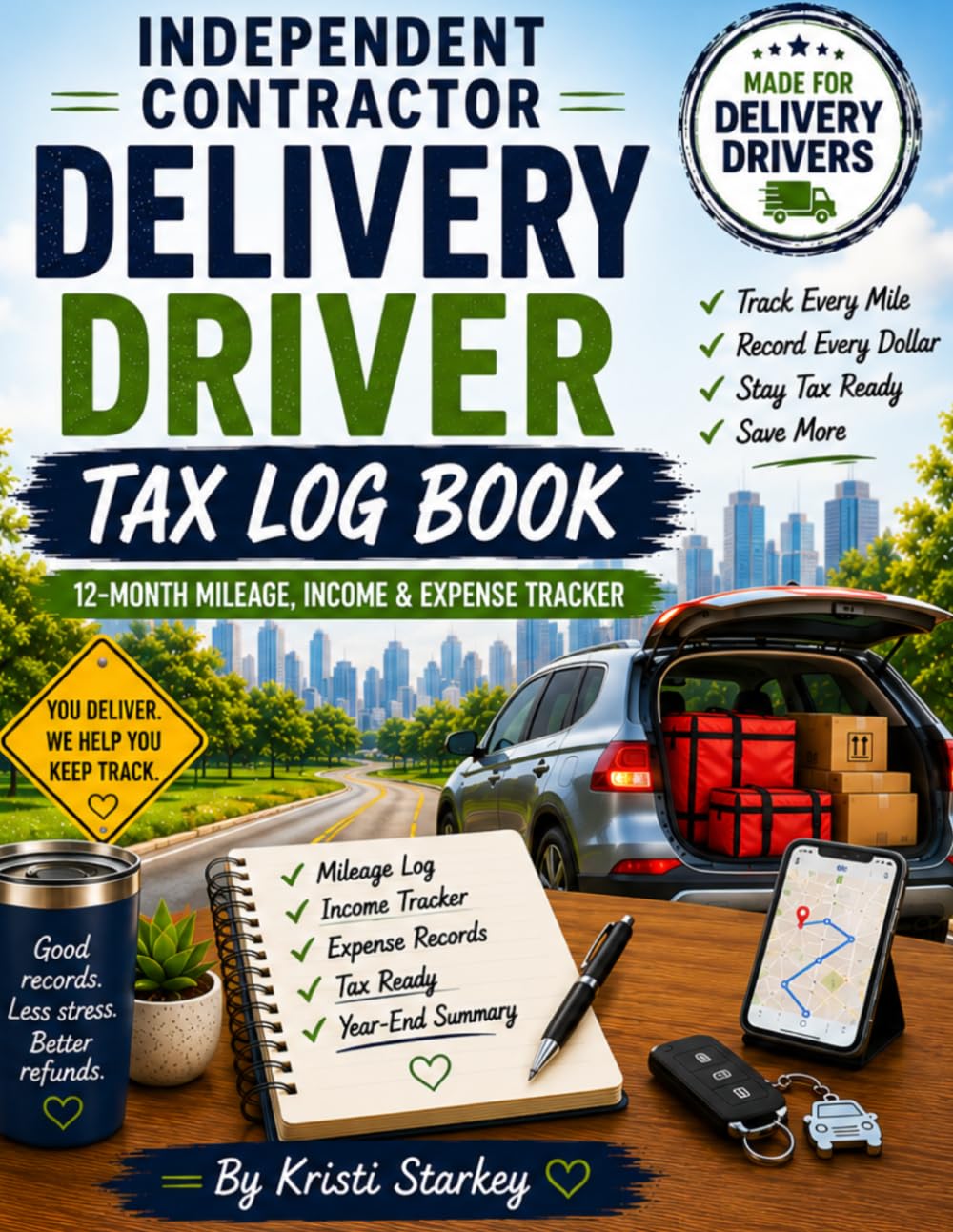 ler totalmente Independent Contractor Delivery Driver Tax Log Book