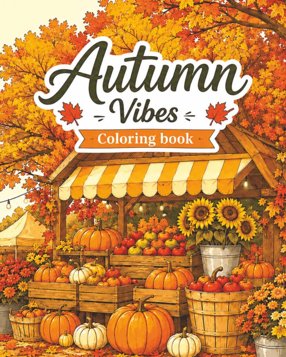 capítulo por capítulo baixar Autumn Vibes: Coloring Book for Adults and Teens, 40 cozy illustrations (foliage, harvest markets, charming home scenes, comfort food, ): coloring,... relief, focus, relaxation (Cozy Coloring)
