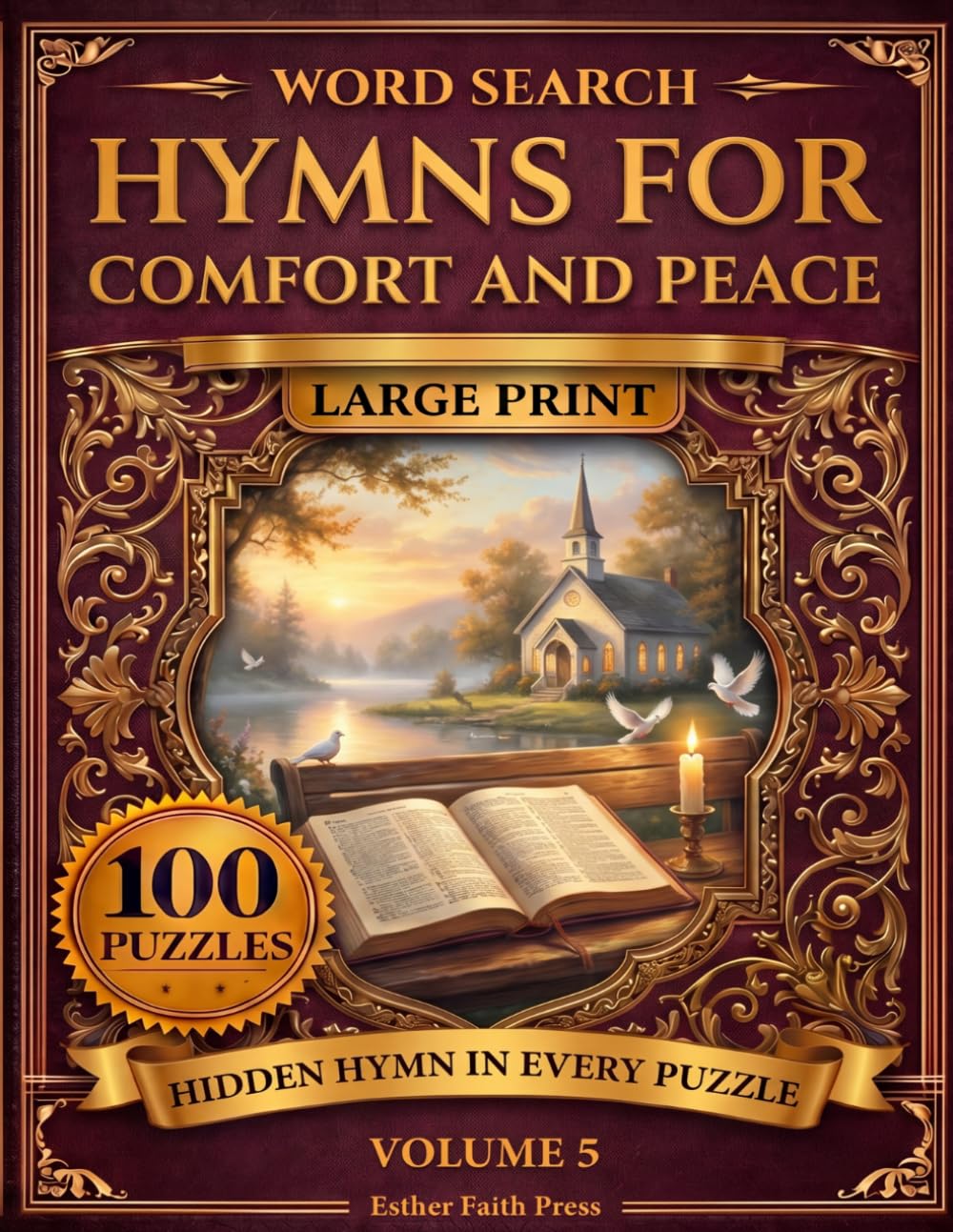 ler totalmente Hymns for Comfort and Peace Word Search: 100 Large Print Puzzles on the Hymns That Comfort the Heart, with a Hidden Hymn Verse in Every Puzzle (Hymns Word Search)