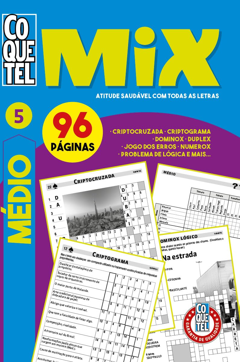 ler totalmente Livro Coquetel Mix 5: Nível Médio