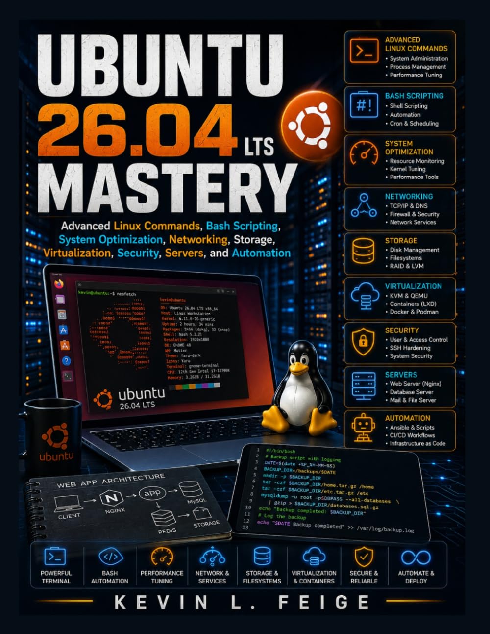 Ubuntu 26.04 LTS Mastery: Advanced Linux Commands, Bash Scripting, System Optimization, Networking, Storage, Virtualization, Security, Servers, and Automation baixar o livro de graça