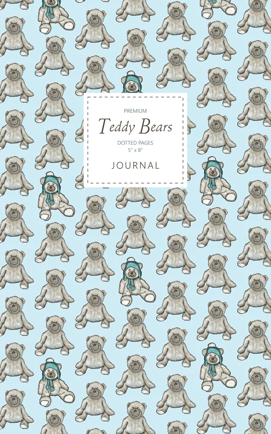 Teddy Bears Journal - Dotted Pages - 5x8 - Premium: (Blue Edition) Journal 96 dot grid pages (5x8 inches / 12.7x20.3cm / Junior Legal Pad/Nearly A5) baixar o livro de graça
