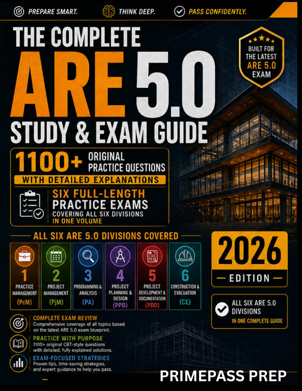 THE COMPLETE ARE 5.0 STUDY & EXAM GUIDE: 1100+ Original Practice Questions with Detailed Explanations, Six Full-Length Practice Exams Covering All Six Divisions in One Volume baixar o livro de graça