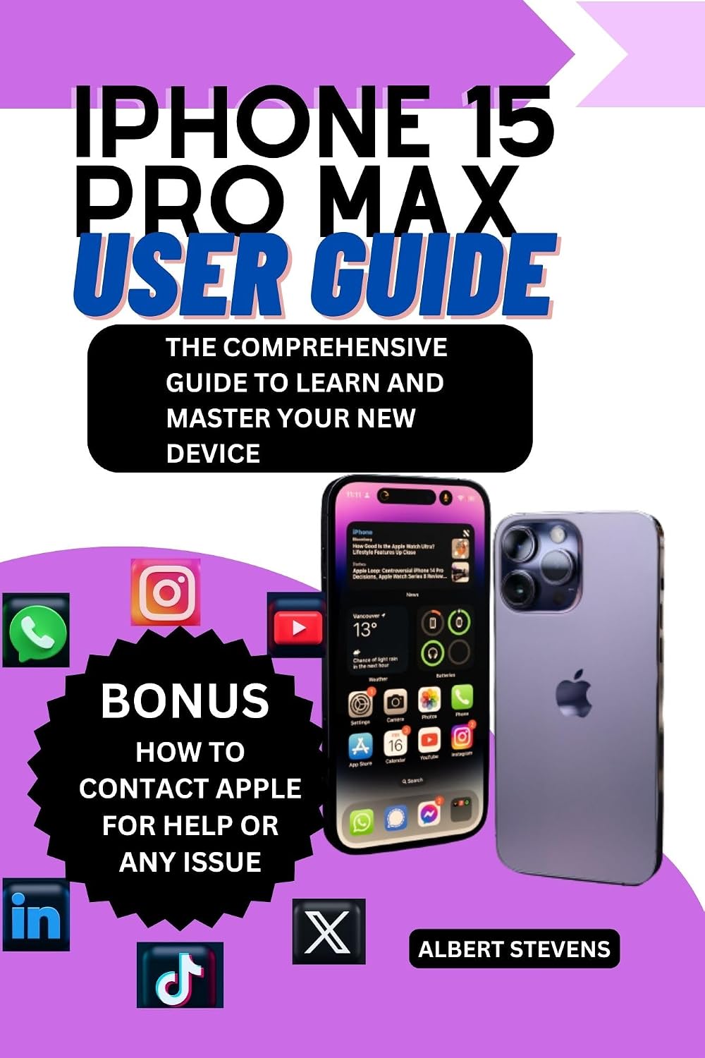 ler totalmente IPHONE 15 PRO MAX USER GUIDE: THE COMPREHENSIVE GUIDE TO LEARN AND MASTER YOUR NEW DEVICE (English Edition)