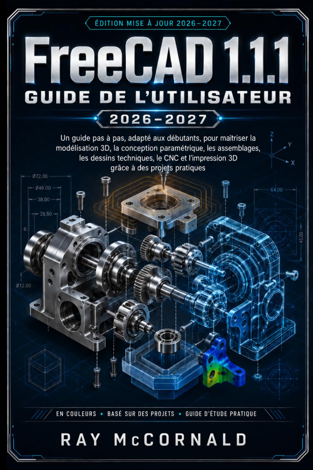 capítulo por capítulo baixar FreeCAD 1.1.1 Guide de l'utilisateur 2026-2027: Un manuel pas à pas, idéal pour les débutants, pour maîtriser la modélisation 3D, la conception... à des projets pratiques (French Edition)
