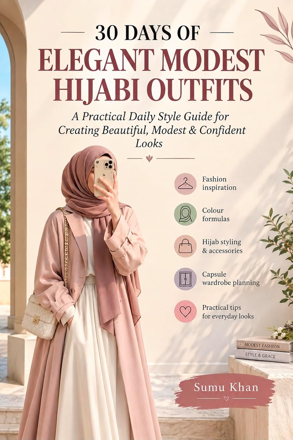 ler totalmente 30 Days of Elegant Modest Hijabi Outfits: A Practical Daily Style Guide for Creating Beautiful, Modest and Confident Looks (English Edition)