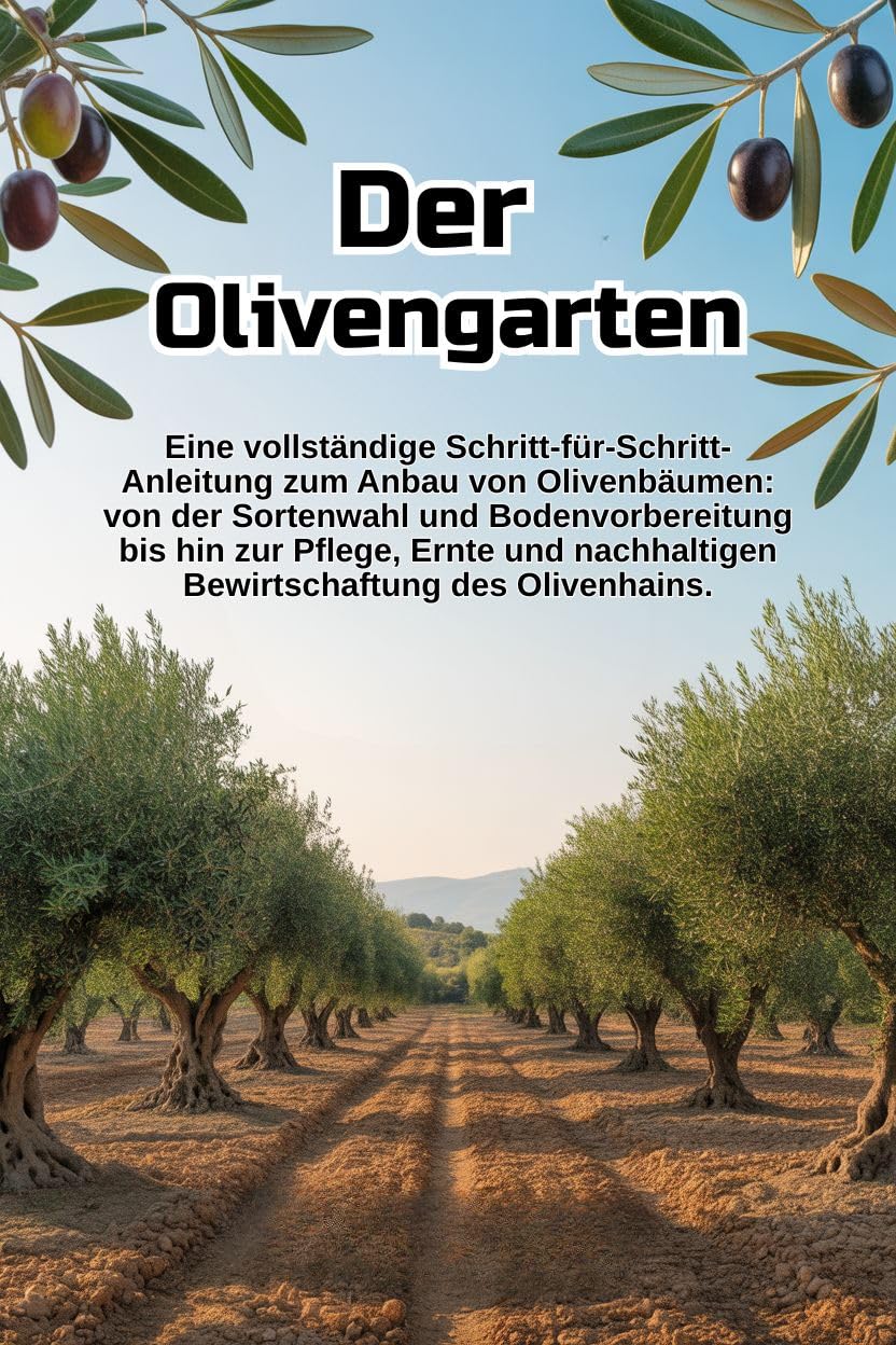 Der Olivengarten: Eine vollständige Schritt-für-Schritt-Anleitung zum Anbau von Olivenbäumen: von der Sortenwahl und Bodenvorbereitung bis hin zur Pflege,... Ihres Olivenhains (German Edition) baixar livro de graça