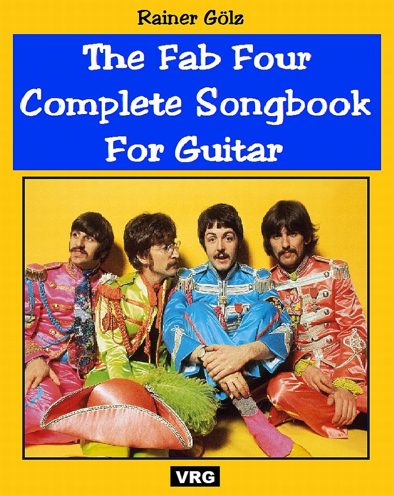 ler totalmente THE FAB FOUR COMPLETE SONGBOOK FOR GUITAR: All Beatlessongs (237!!) - Tabs and Chords (English Edition)