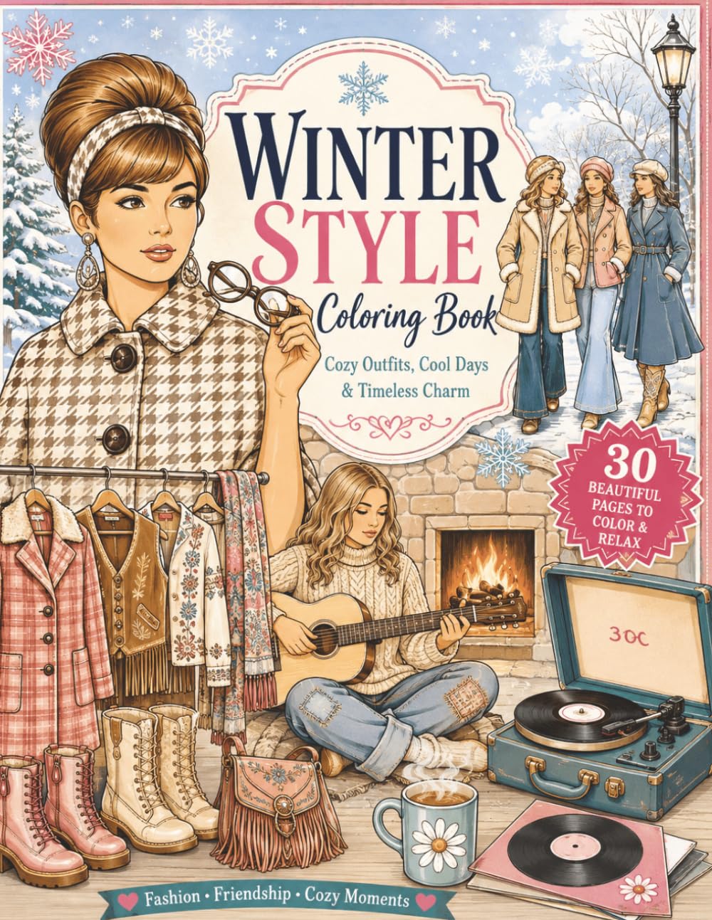 capítulo por capítulo baixar Winter Style Coloring Book: Cozy Outfits, Cool Days & Timeless Charm