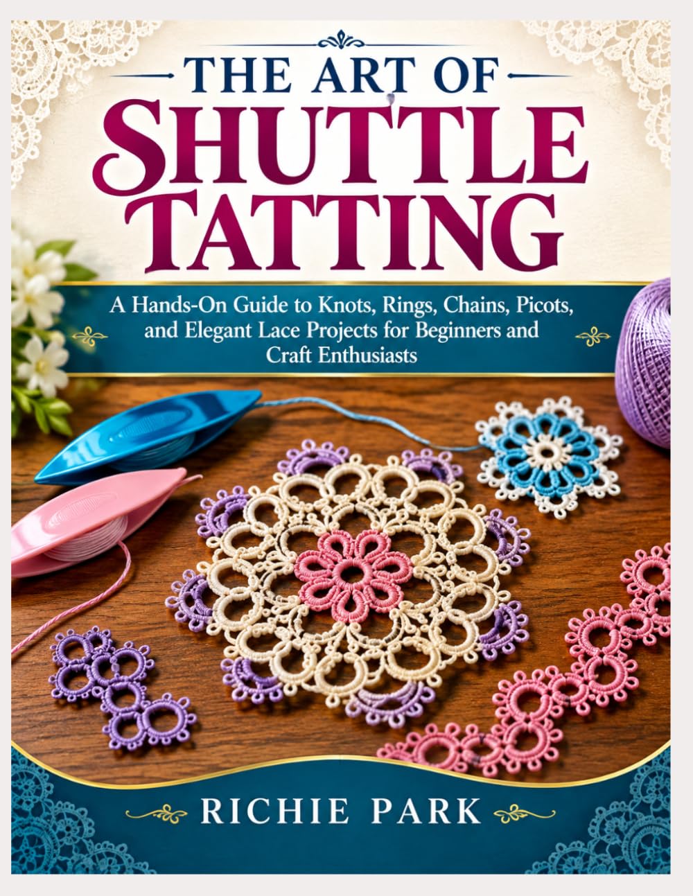 capítulo por capítulo baixar THE ART OF SHUTTLE TATTING: A Hands-On Guide to Knots, Rings, Chains, Picots, and Elegant Lace Projects for Beginners and Craft Enthusiasts