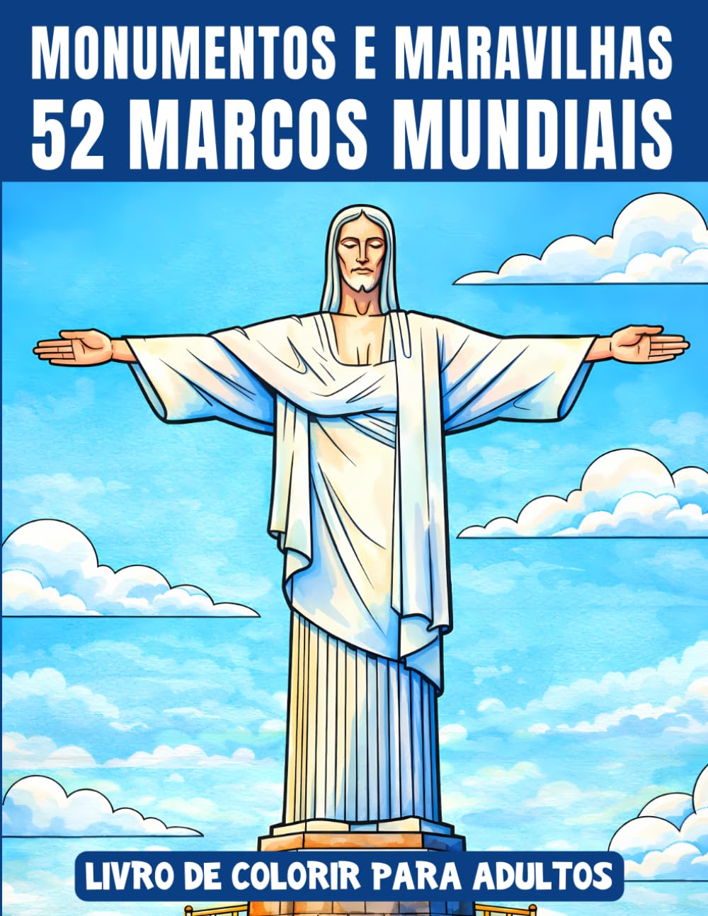 ler totalmente 52 Marcos Mundiais - 52 Ilustrações Profissionais para Diversão, Relaxamento e Alívio do Estresse: Castelos, Templos, Skylines, Pontes, Ruínas,... para adultos) (Portuguese Edition)