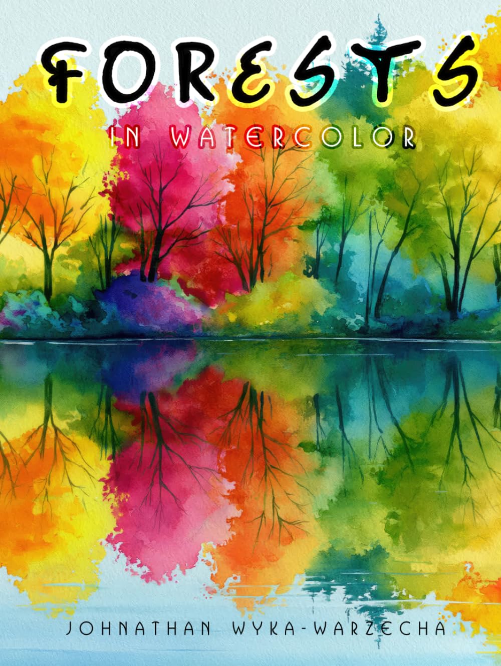ler totalmente Forests in Watercolor: Artistic Trees & Woodland Landscapes | Nature Watercolor Art Collection | Hardcover Coffee Table Book