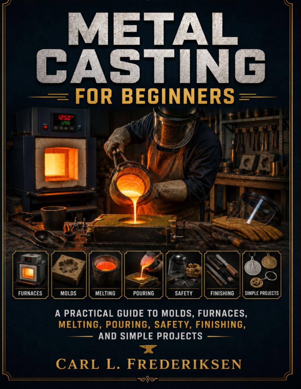 Metal Casting for Beginners: A Practical Guide to Molds, Furnaces, Melting, Pouring, Safety, Finishing, and Simple Projects baixar livro de graça