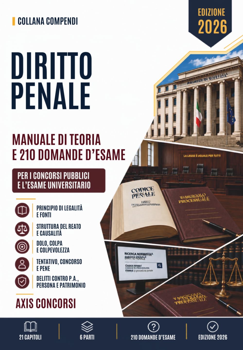Compendio di Diritto Penale: Il principio di legalità e le fonti, l'efficacia della legge penale nel tempo e nello spazio, la struttura del reato, la causalità e l'offensività (Italian Edition) baixar o livro de graça