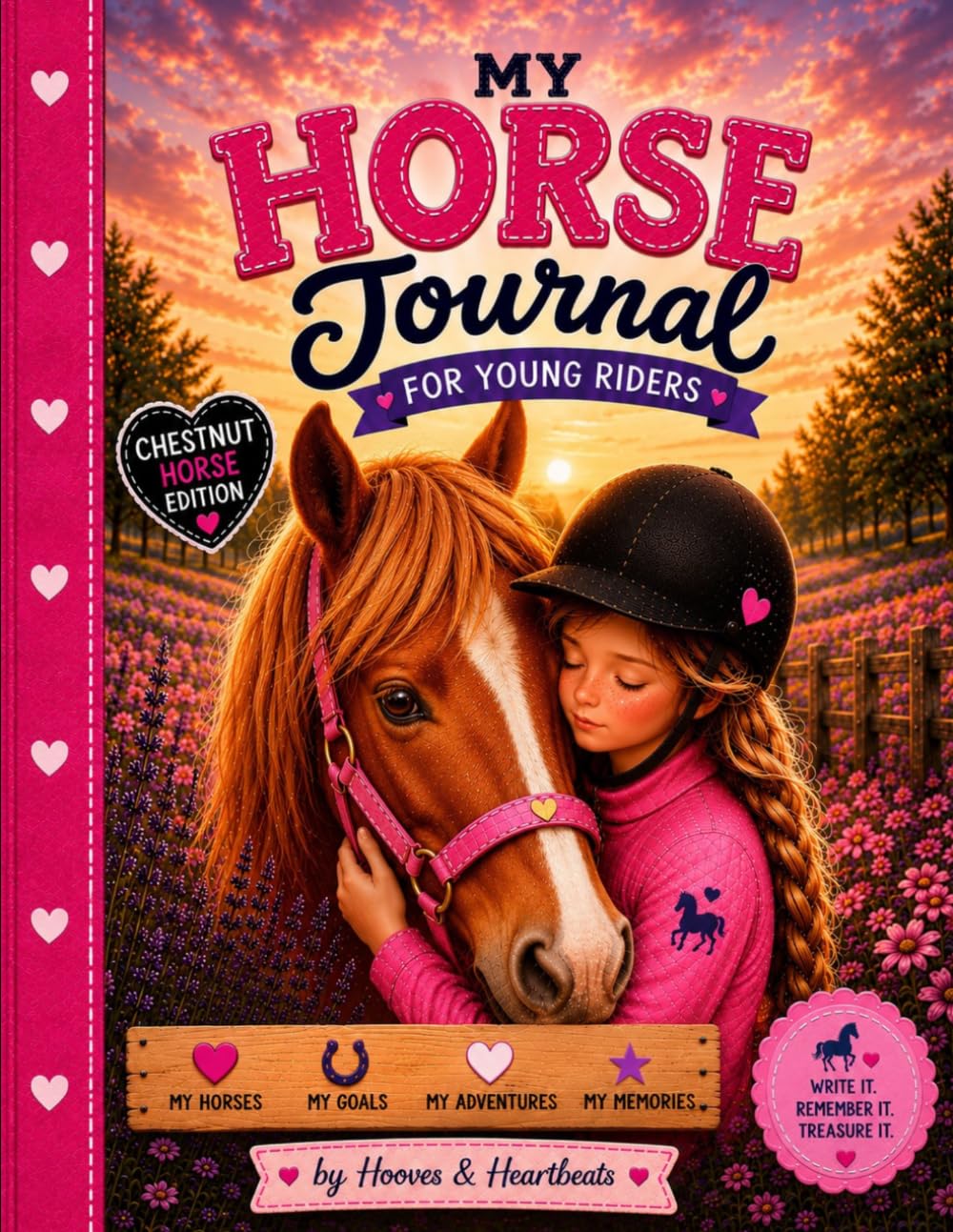 My Horse Riding Journal: For Girls Aged 4-12 - Chestnut Edition baixar o livro de graça