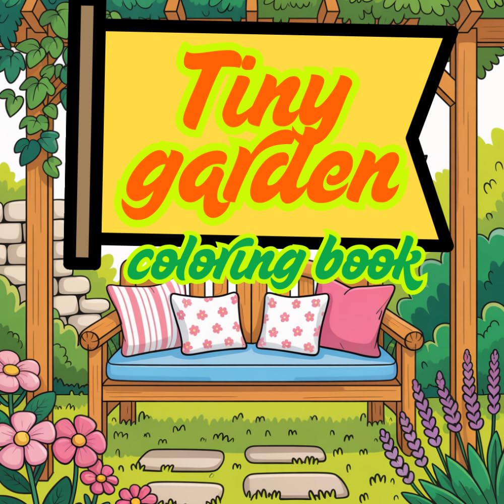 Tiny garden: Coloring book for kids and adults 104 pages baixar livro de graça