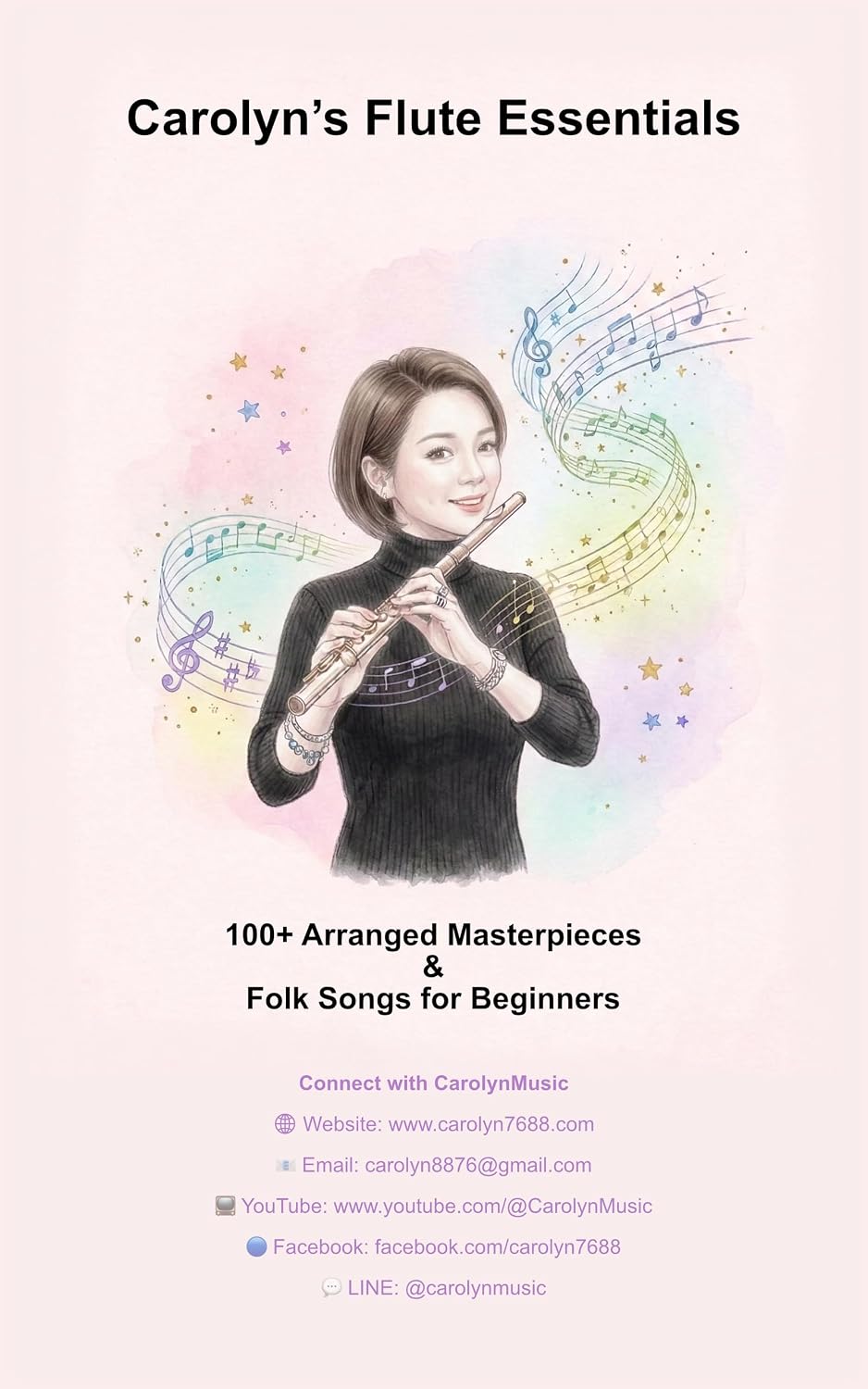 ler totalmente Carolyn’s Flute Essentials:100+ Arranged Masterpieces & Folk Songs for Beginners: 100+ Easy Flute Songs: A Growing Classical & Folk Collection to Master... and Enjoy Learning. (English Edition)