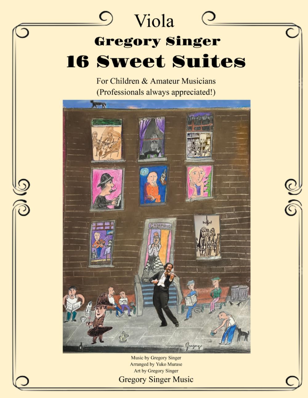 ler totalmente Sweet Suites: Piano Quintet - Viola part: For Children and Amateur Musicians