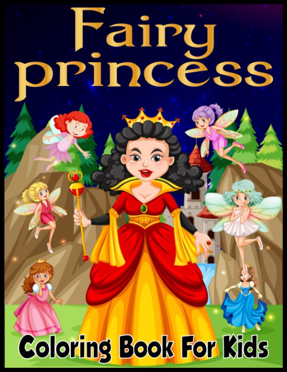 ler totalmente Fairy Princess Coloring Book For Kids: Cute and Unique Fairy Princess, Anime Girls, Beautiful Fairy Girls Coloring Pages