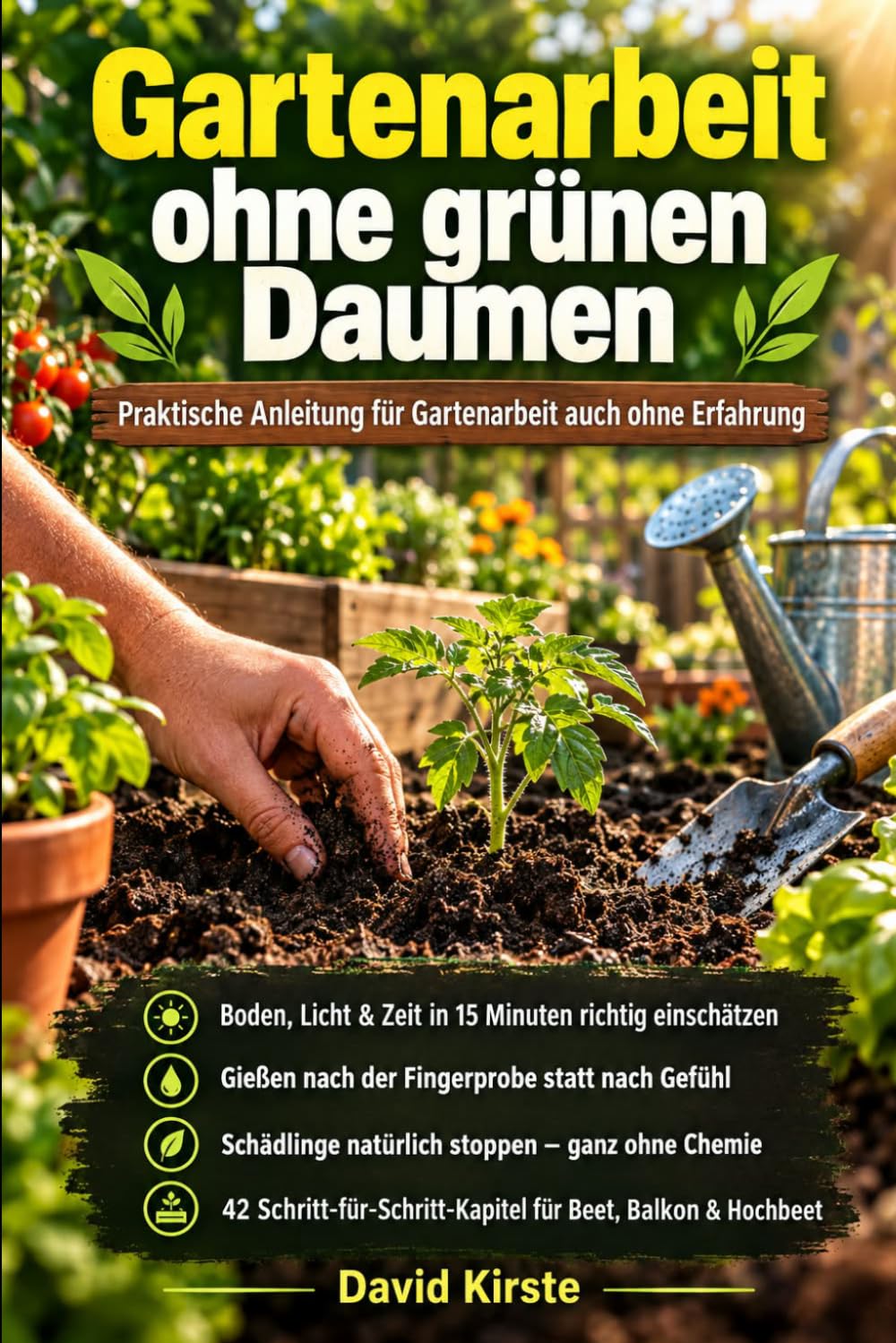 capítulo por capítulo baixar Gartenarbeit ohne grünen Daumen: Der Praxis-Guide für Anfänger: Boden, Licht und Wasser richtig einschätzen und Schritt für Schritt zum ersten gesunden Garten