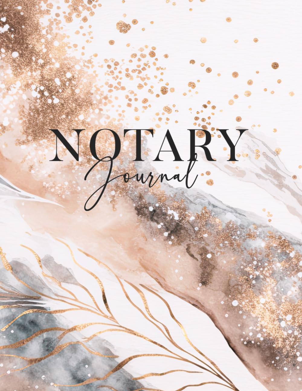 Notary Journal: Beautiful marble rose gold design Log Book with 357 Record Entries baixar o livro de graça