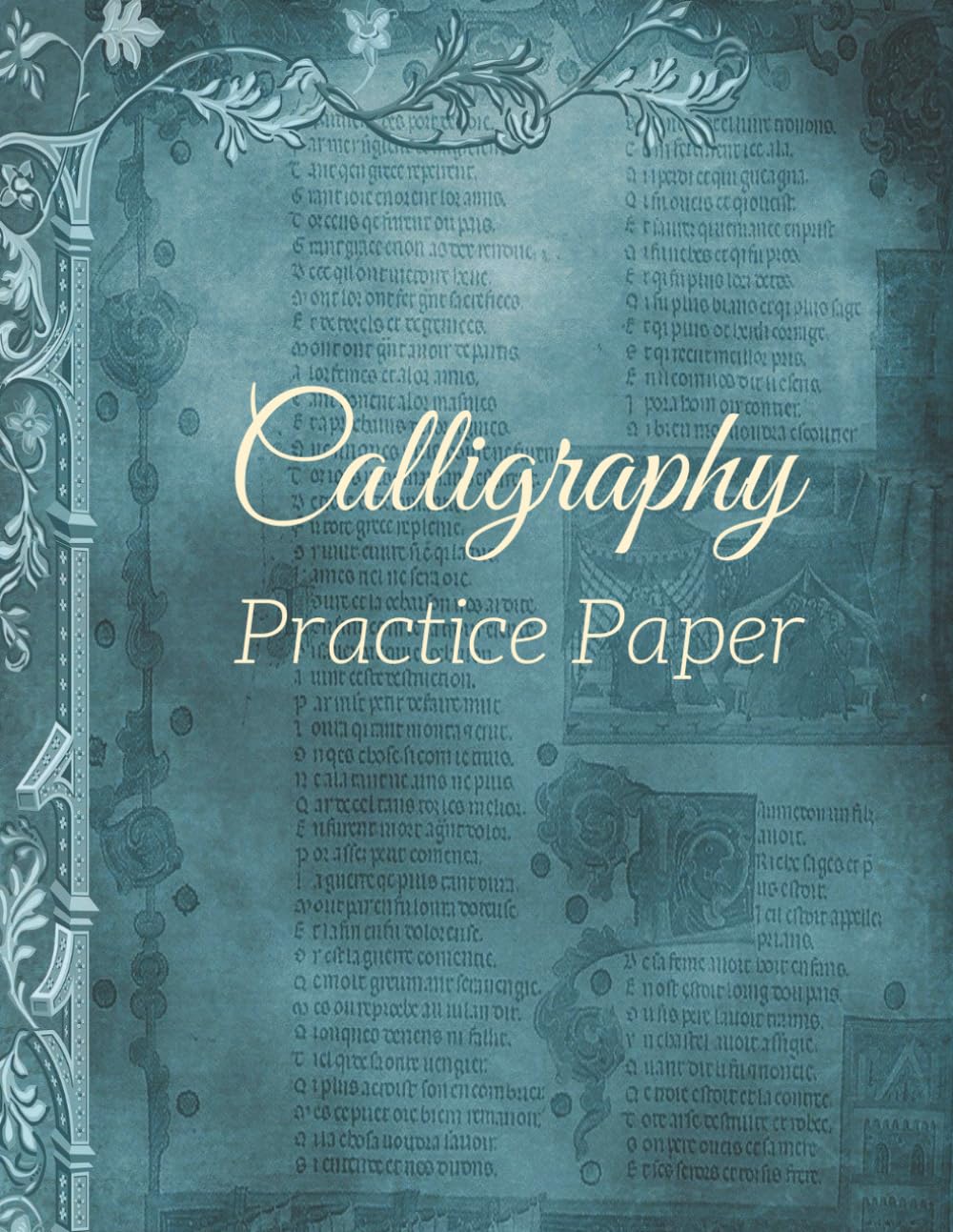 ler totalmente Calligraphy Practice Paper for Beginners: Slanted Grid Notebook for Lettering & Penmanship: A Simple, Structured Calligraphy Practice WorkBook with Slanted Guidelines for Consistent Letterforms