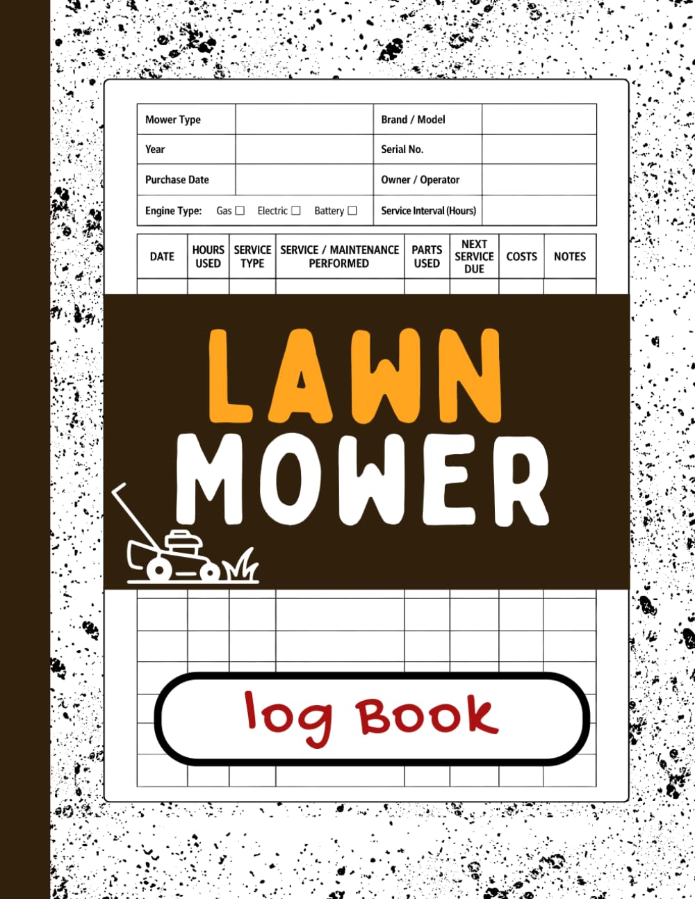 capítulo por capítulo baixar Lawn Mower Maintenance Log Book: Equipment Service and Repair Journal for Recording Usage Time, Parts Replaced, Costs, and Maintenance Schedules